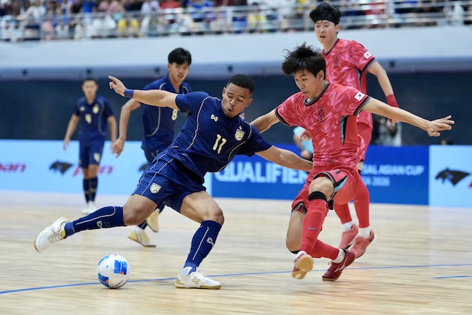 ฟุตซอลไทย เสมอ เกาหลีใต้ 2-2 จบแชมป์กลุ่มบี คว้าตั๋วลิ่วรอบสุดท้าย ศึกชิงแชมป์เอเชีย 2026
