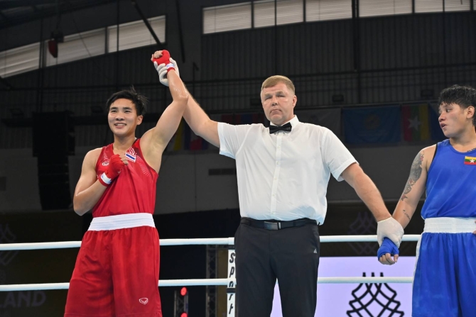 กําปั้นไทยทะลุชิงทอง 10 รุ่นมวยซีเกมส์