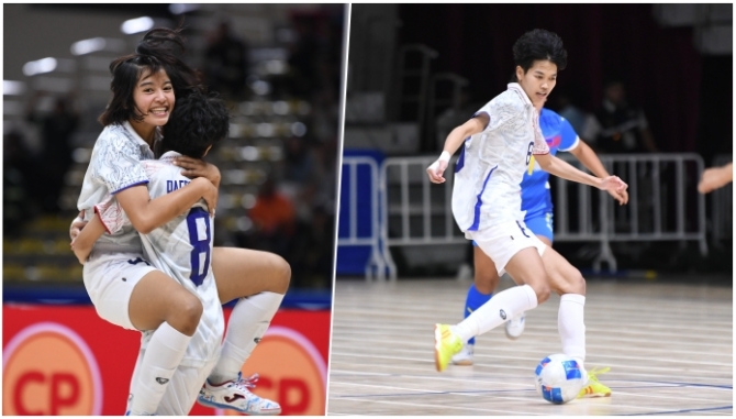 ฟุตซอลหญิงไทย เอาชนะ ฟิลิปปินส์ 5-0 คว้าเหรียญทองแดง ซีเกมส์ ครั้งที่ 33