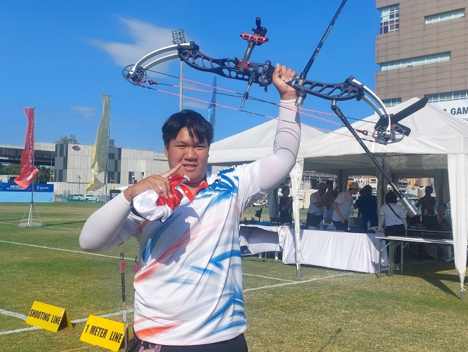 "พีระเกียรติ" เบิ้ล 2 ทอง ปิดฉากหรูยิงธนูซีเกมส์