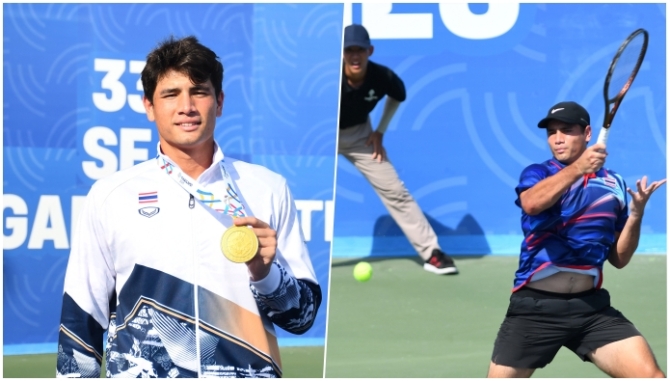 "แม็กซิมัส" คว้าเหรียญทองชายเดี่ยวซีเกมส์ ในรอบ 10 ปีของเทนนิสไทย