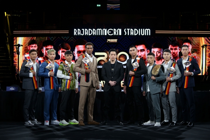  เวทีราชดำเนิน ฉลองยิ่งใหญ่ครบ 80 ปี แถลงเปิดศึกประวัติศาสตร์ส่งท้ายปี “R80 Rajadamnern Anniversary” จัดเต็ม 8 คู่มวยไทยที่ยิ่งใหญ่ที่สุดในรอบปี