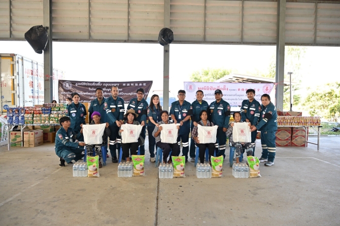 ป่อเต็กตึ๊งช่วยอยุธยา 9 แสนบาท ฟื้นฟูหลังน้ำลด-ถวายพระราชกุศล