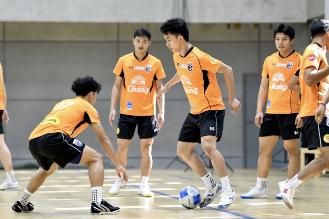 ฟุตซอลไทย ซ้อมเข้ม เตรียมลุยศึกชิงแชมป์เอเชีย "มินธาดา" รับการแข่งขันภายในทีมสูงเป็นผลดีกับทีม