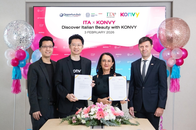 KONVY จับมือ ITA ลงนามความร่วมมือ ยกทัพแบรนด์ “Made in Italy” เสิร์ฟนักช้อปไทยตลอดปี 2026