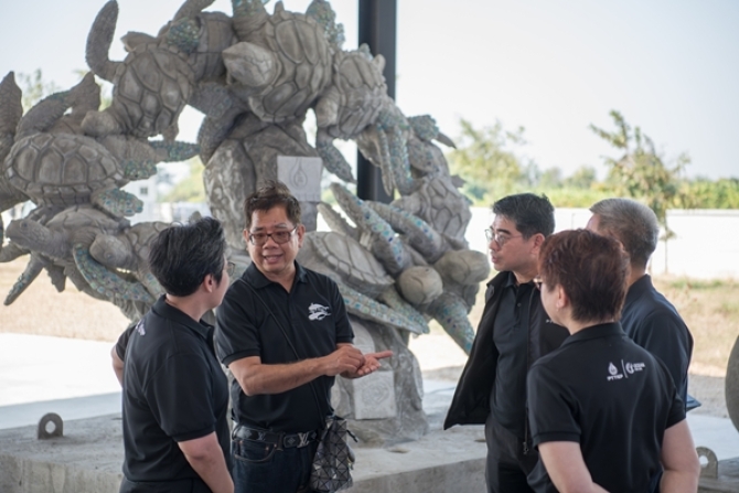 ประติมากรรม Ocean for Life ลานศิลปะใต้ทะเลแห่งใหม่เพื่อการอนุรักษ์ท้องทะเล