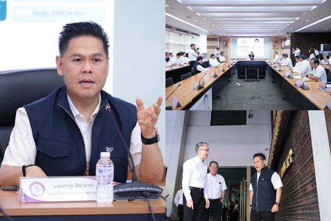 ‘วราวุธ’ เข้า ก.อุตฯ วันแรก ชู ONE MIND พบปะข้าราชการ ผนึกกำลังอุตสาหกรรมไทย ฝ่าวิกฤติพลังงาน