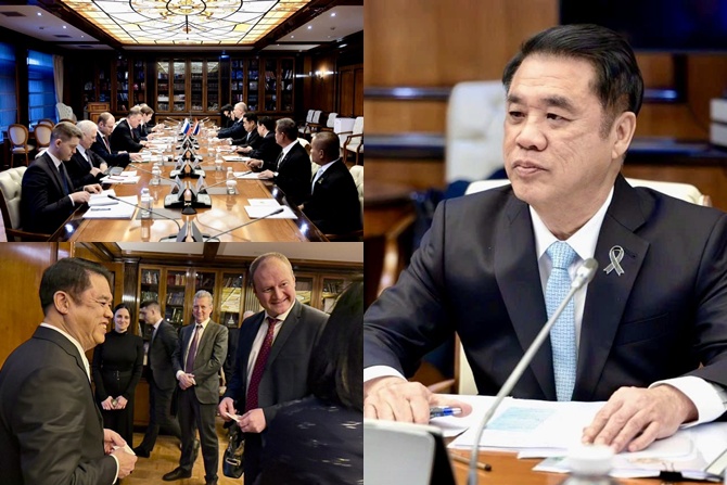 “สุริยะ” นำคณะบินด่วนรัสเซีบ เข้าหารือรองนายกรัฐมนตรีสหพันธรัฐรัสเซีย เปิดทางส่งออกปุ๋ยยูเรียให้ไทย พร้อมตั้งคณะทำงานหนุนการค้าสองประเทศโตต่อเนื่อง