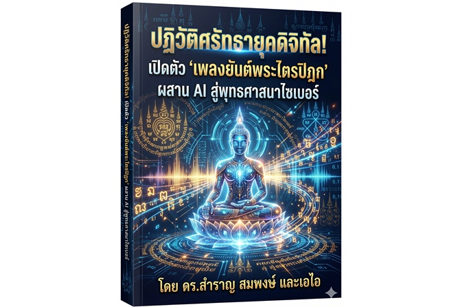ปฏิวัติศรัทธายุคดิจิทัล! เปิดตัว ‘เพลงยันต์พระไตรปิฎก’ ผสาน AI สู่พุทธศาสนาไซเบอร์ 