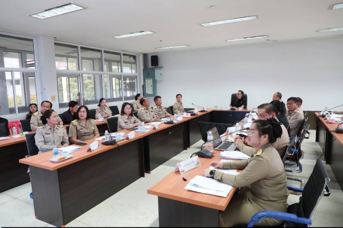 อำนาจเจริญประชุมคัดเลือกผู้เข้าร่วมโครงการไทยช่วยไทย ผ่านเครือข่ายรถพุ่มพวง