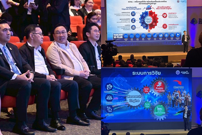 “วัชระพล ”ร่วมเยี่ยมชมสำนักงานพัฒนาวิทยาศาสตร์และเทคโนโลยีแห่งชาติ โชว์ผลงานวิจัยนำไปใช้ได้จริง เพื่อช่วยลดต้นทุนและเพิ่มรายได้ให้เกษตรกร