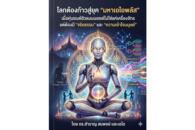 โลกต้องก้าวสู่ยุค “มหาเอไอพลัส” เมื่อหุ่นยนต์ฮิวแมนนอยด์ไม่ใช่แค่เครื่องจักร แต่ต้องมี “จริยธรรม” และ “ความเข้าใจมนุษย์”