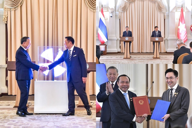 ไทย–เวียดนาม เดินหน้ายกระดับสัมพันธ์สู่หุ้นส่วนยุทธศาสตร์รอบด้าน ครบ 50 ปี “Growing Together” พร้อมลงนามความร่วมมือ 4 ฉบับสำคัญ